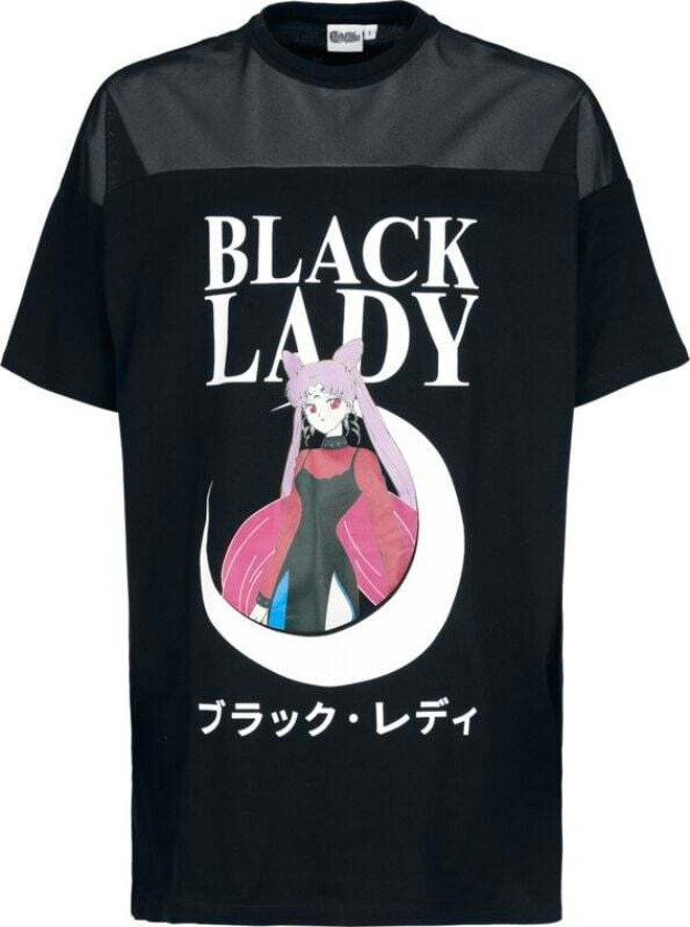 Anime T-skjorte - Black Lady - S til 3XL - Damer - svart