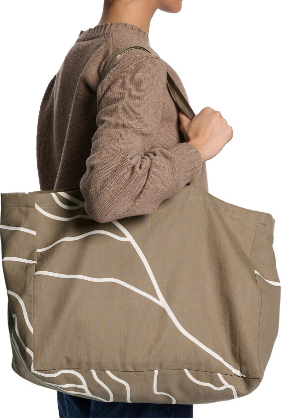 Reconnect Tote Bag - Brown - 45X 35X 20CM