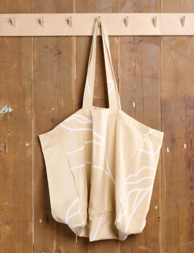 Reconnect Tote Bag - Beige - 45X 35X 20CM