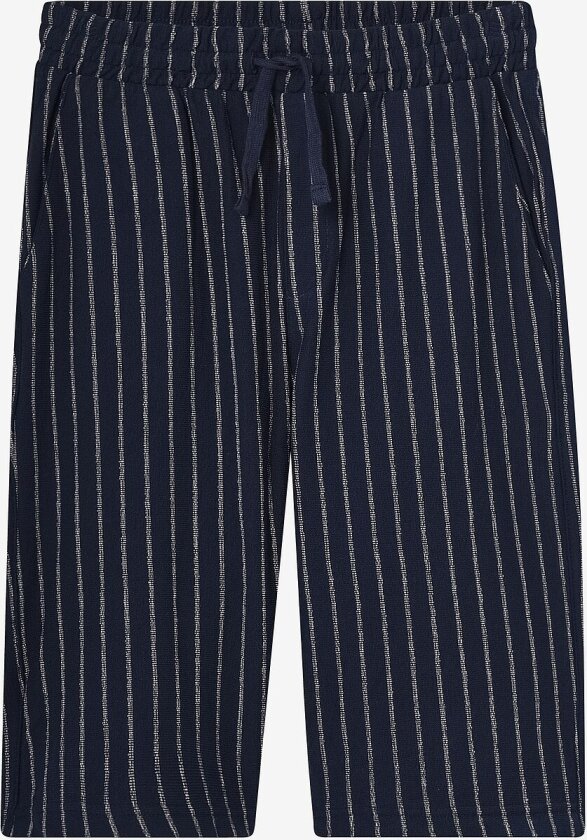 Shorts i bomullsfrotté - Blå