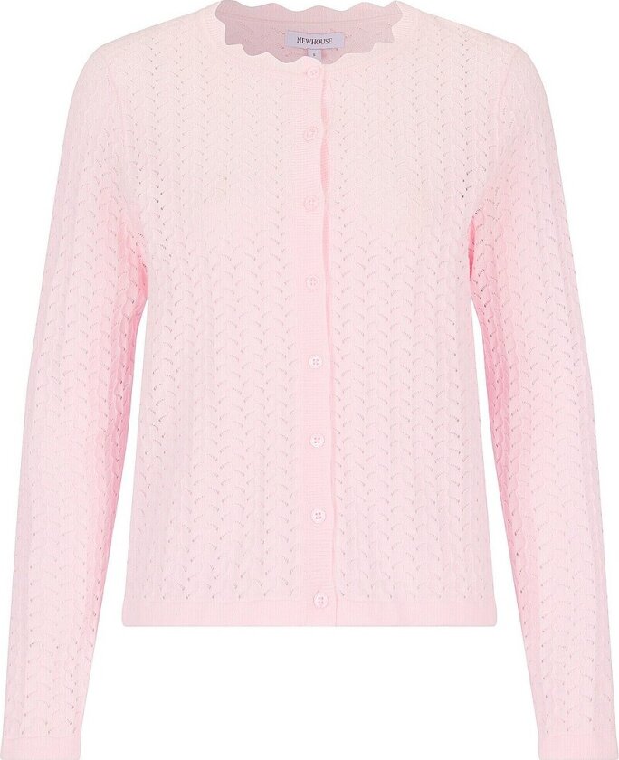 Strikket cardigan Livia - Rosa