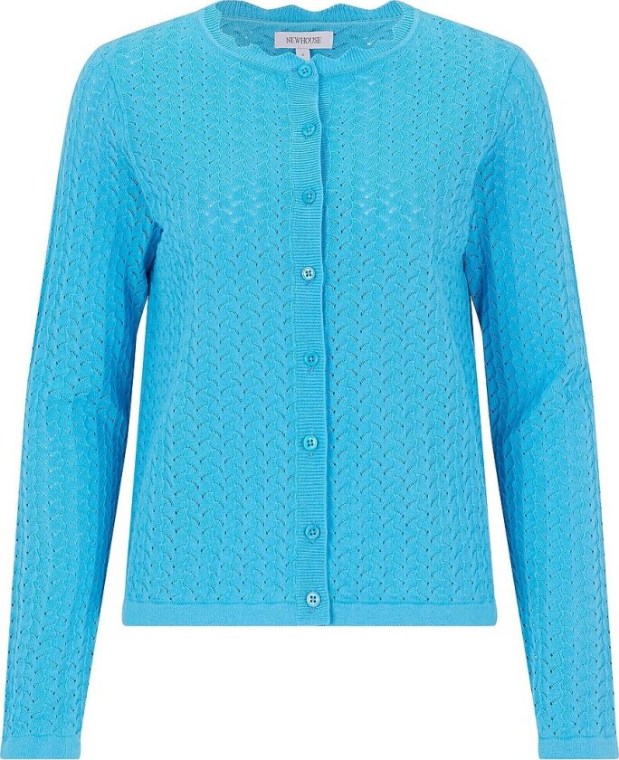 Strikket cardigan Livia - Blå