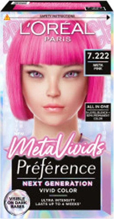 Préférence Meta Vivids 7.222 Meta Pink