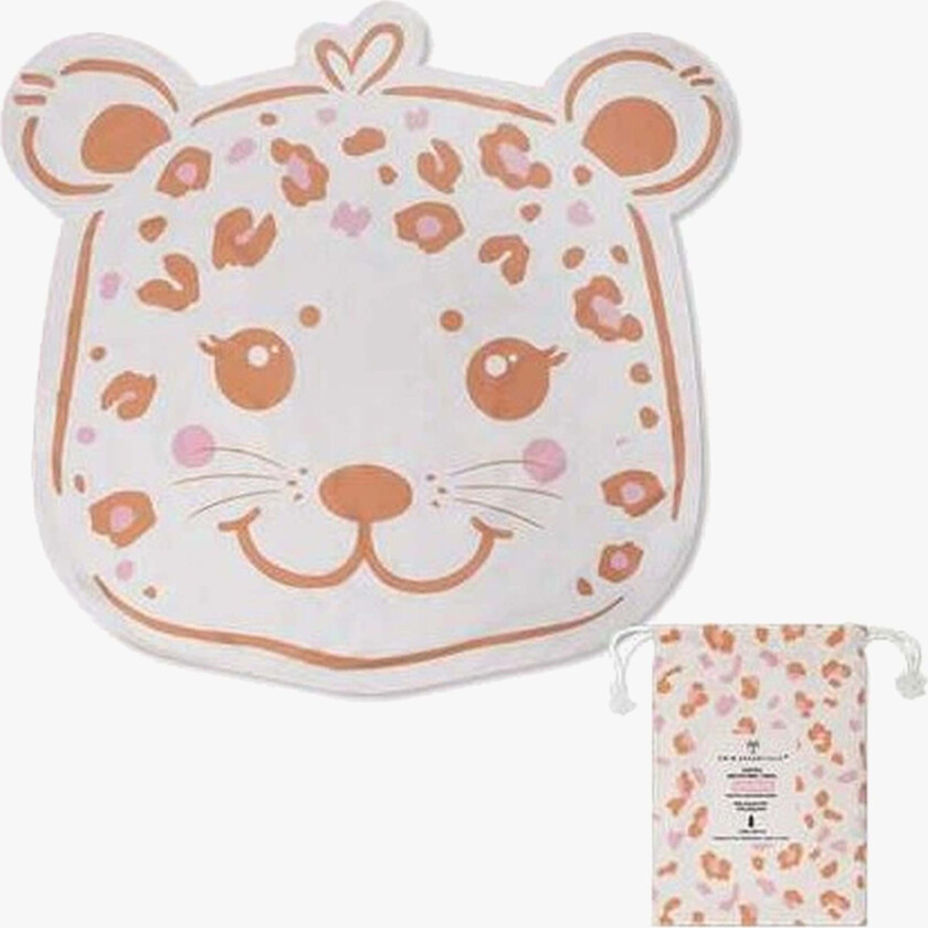 Leopard Badehåndkle, Beige - Badehåndklær & Hettehåndklær