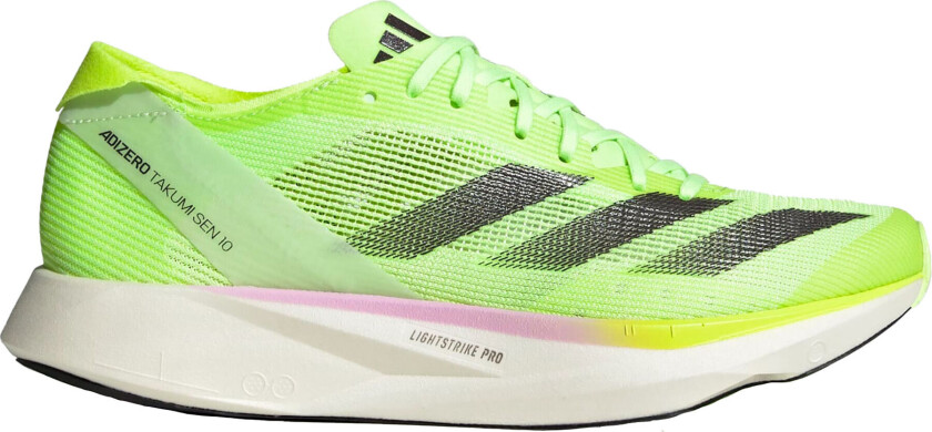 Adizero Takumi Sen 10 Dame Green Spark/Aurora Met/Lucid Lemon 39 1/3