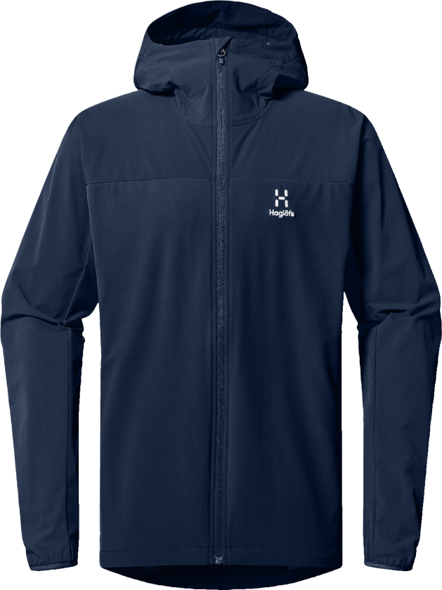 Men's Move Softshell Hood Tarn Blue M, Tarn Blue