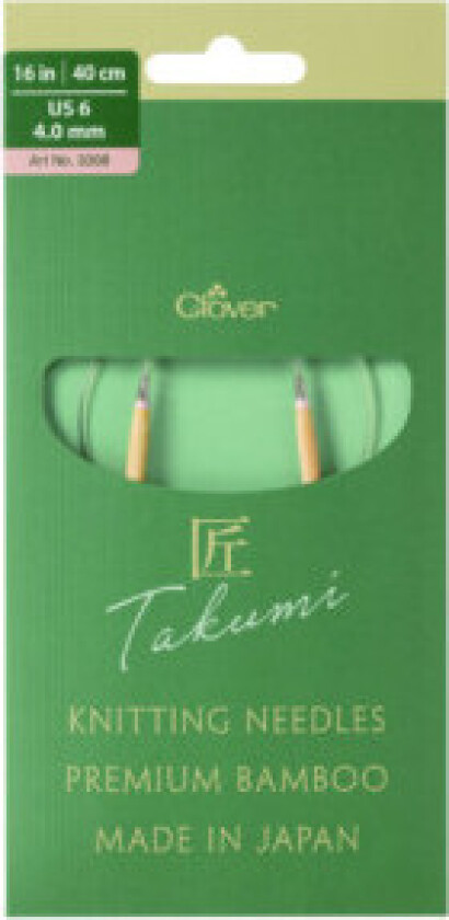 Takumi Pro Bambus rundpinne med kulelager 40cm 4.0mm