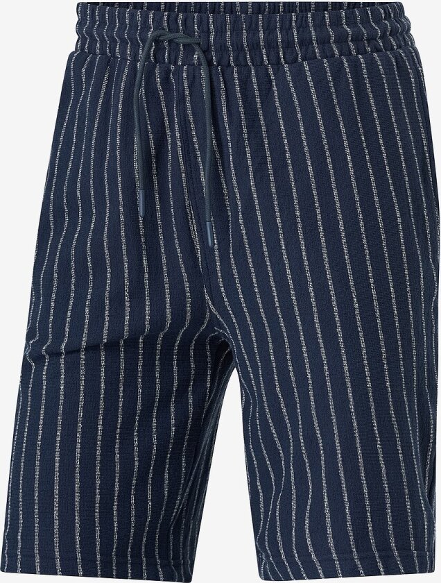 Shorts med struktur - Blå
