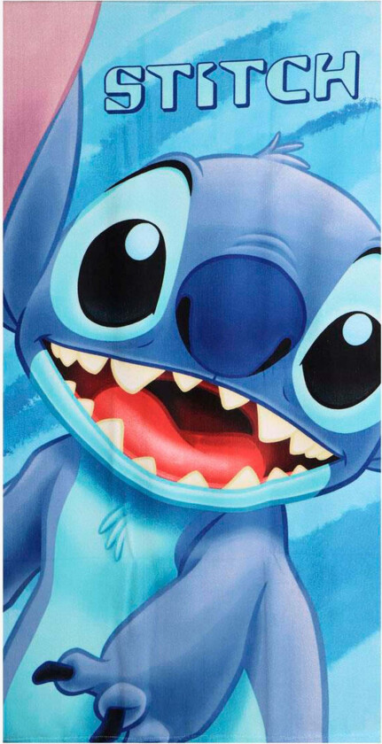 Disney Stitch Strandhåndkle, Blå - Badehåndklær & Hettehåndklær - Polyester