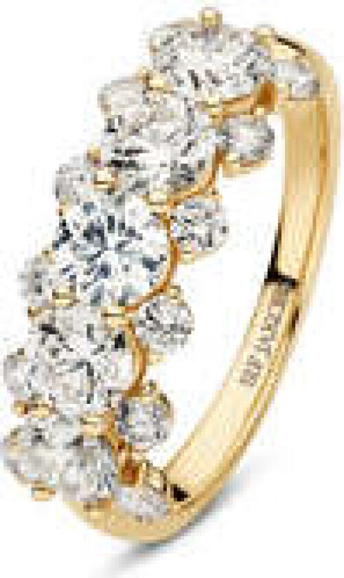 Bilde av Ring fior Grande - 14k yellow gold or white gold 2.30 ct TW G-H VS lab-grown diamonds