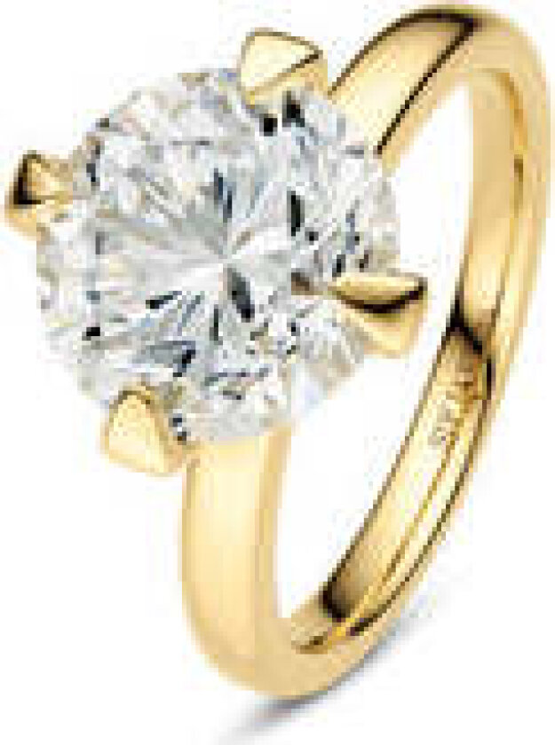 Bilde av Ring Venice Solitaire - 14k yellow gold or white gold 0.50-3.00 ct TW G-H VS lab-grown diamonds