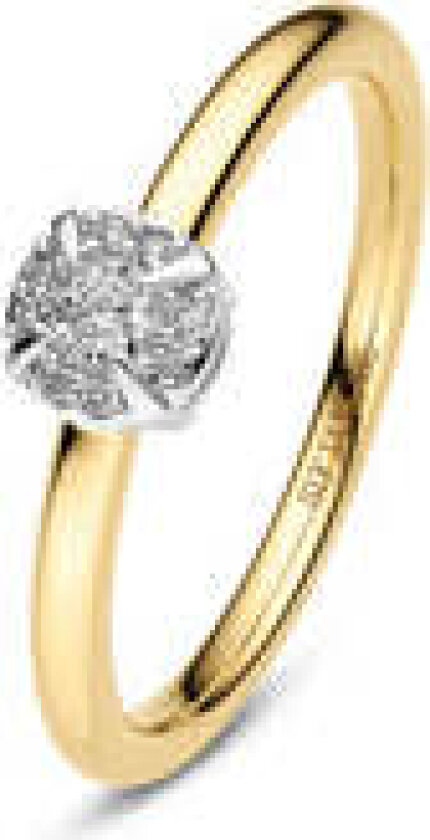Bilde av Ring Rome - 14k yellow gold or white gold 0.09 ct TW G-H VS lab-grown diamonds