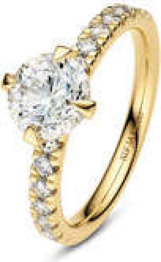 Ring Venice Solitaire - 14k yellow gold or white gold 0.50-3.00 ct TW G-H VS lab-grown diamonds