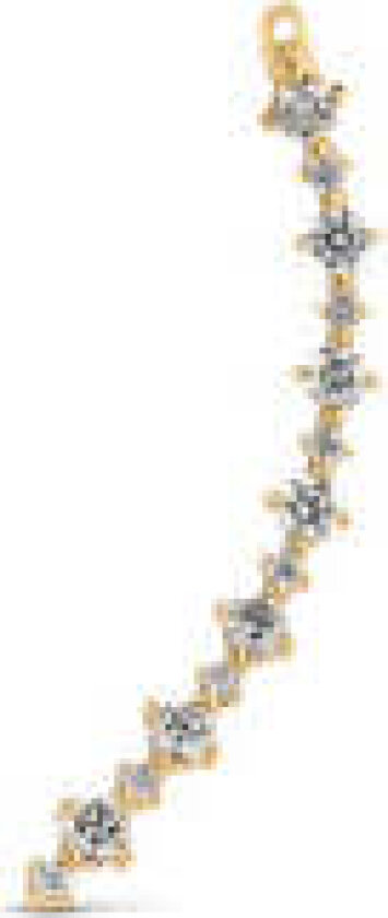 Earring Brina Lungo Charm Right - 14k yellow gold or white gold 0.72 ct TW G-H VS lab-grown diamonds