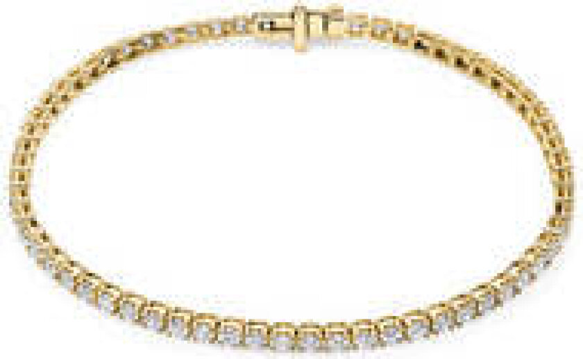 Bracelet Diamante Tennis - 14k yellow gold or white gold 2.7-3.24 ct TW G-H VS lab-grown diamonds