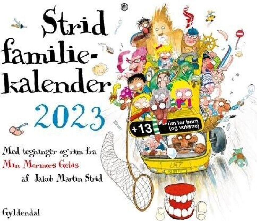 Strid Familiekalender 2023 Jakob Martin Strid Språk: Dansk