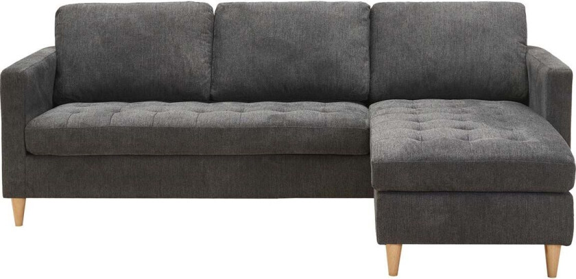 Firenze sjeselongsofa mørkegrå.