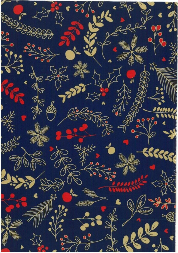 Gavepapir Diskrull Jul 57cm Lina