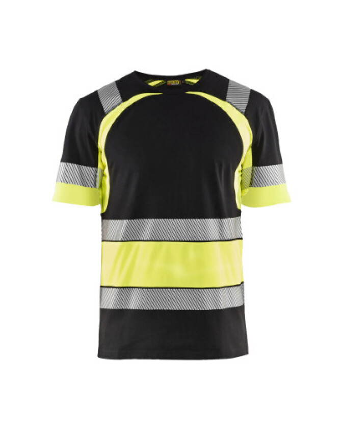 High vis T-skjorte Svart/High Vis