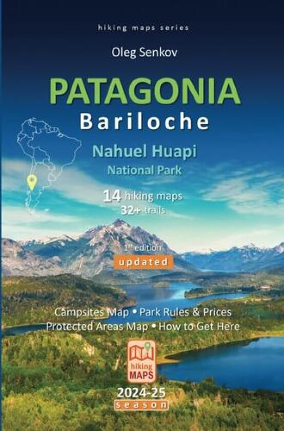 PATAGONIA, Nahuel Huapi National Park, Bariloche, hiking maps av Oleg Senkov (Paperback)