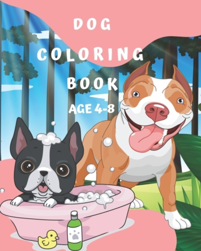 Dog Coloring Book Age 4-8 av Otella Hobson (Paperback)