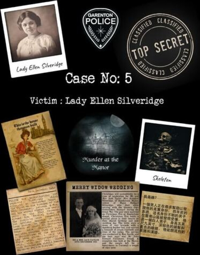 Case 5 - Murder at the Manor: The Blue Coconut- Cold Case Mystery Crime Police File Game (The Blue Coconut Case Files) av The Blue Coconut (Paperback)
