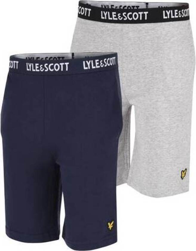 2 pk Lounge shorts - navy blazer