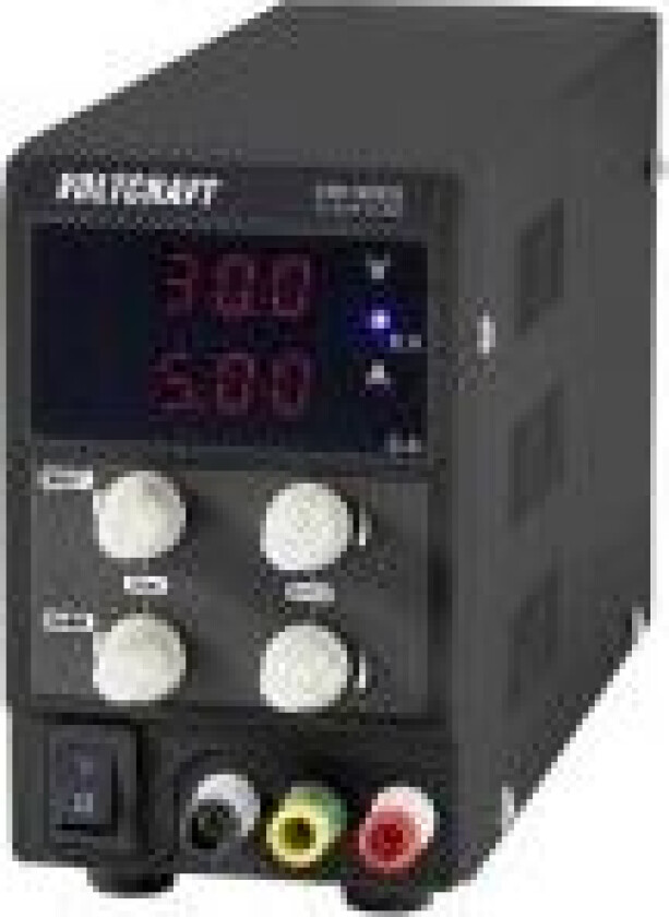 ESP-3005S Laboratoriestrømforsyning, indstillelig 0 - 30 V 0 - 5 A 150 W Stiktilslutning 4 mm smal konstruktion Antal udgange 1 x