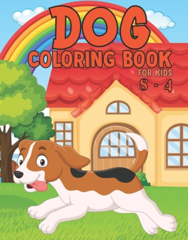 Dog Coloring Book for Kids 4-8 av Oussama Zinaoui (Paperback)