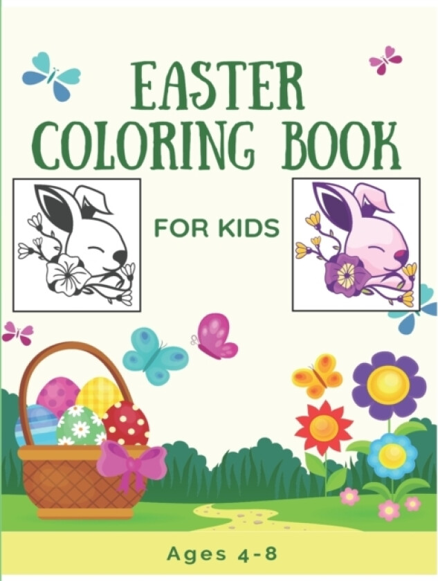 Easter Coloring Book For Kids Ages 4-8 av Abdel Krim (Paperback)