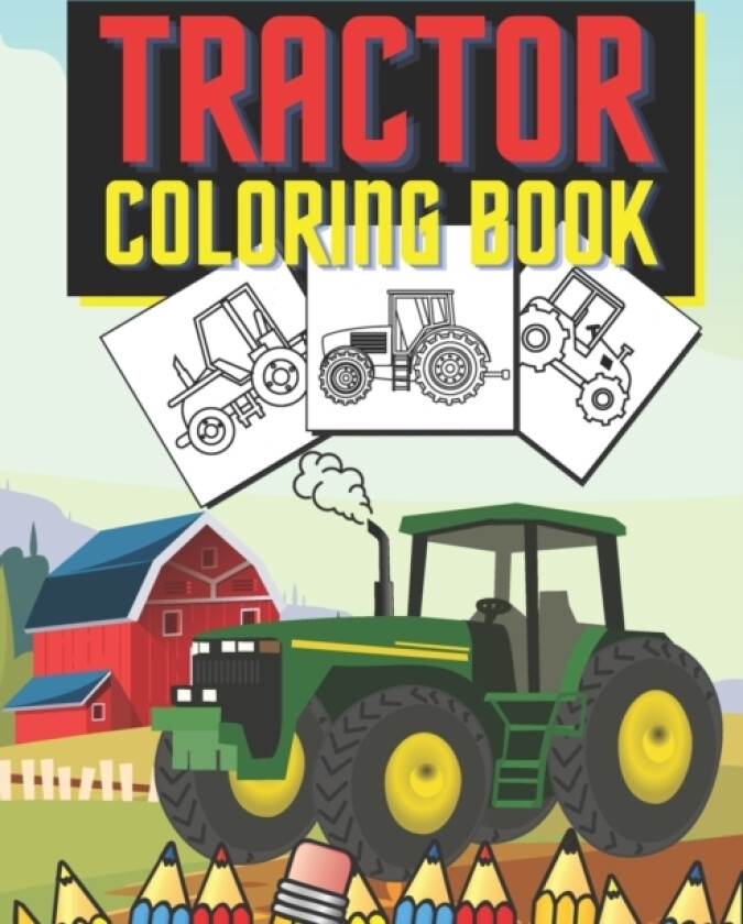 Tractor Coloring Book av Behappy Owners (Paperback)