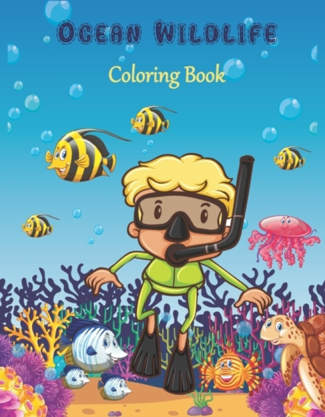 Ocean Wildlife Coloring Book av Educational Books (Paperback)