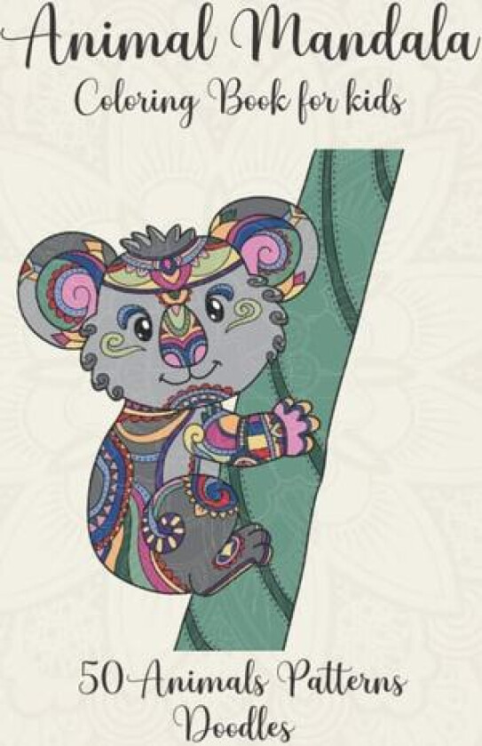 Animal Mandala coloring book for kids animals patterns doodles av Chris Akarito (Paperback)