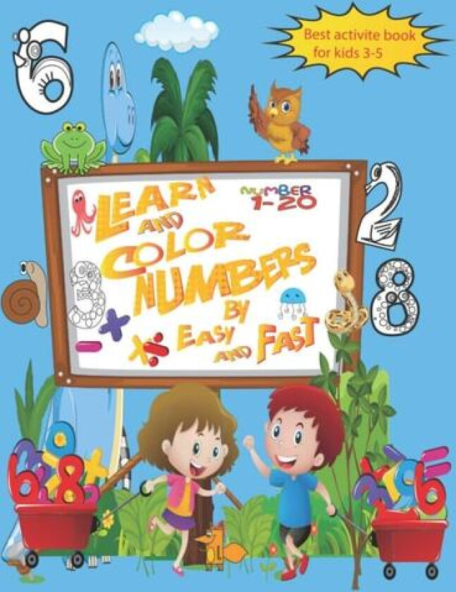 Learn and color Numbers by Easy and Fast av Green Sowrd (Paperback)