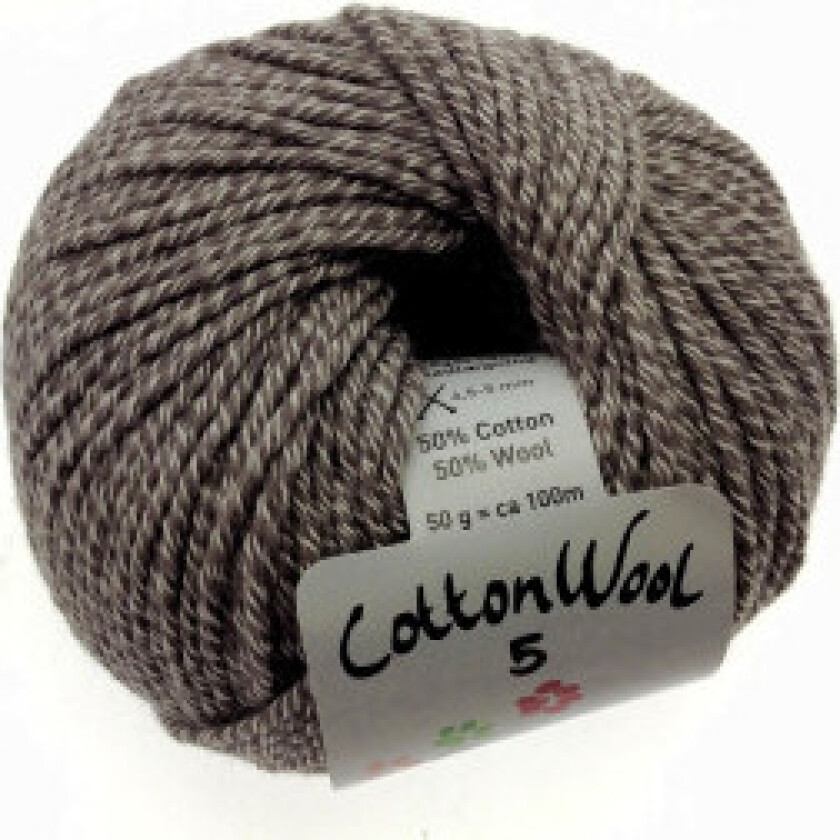 CottonWool 5 Unicolour 148 Rå Brun