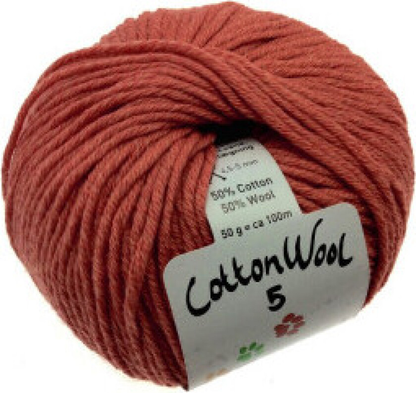 CottonWool 5 Unicolour 355 Støvete vinrød
