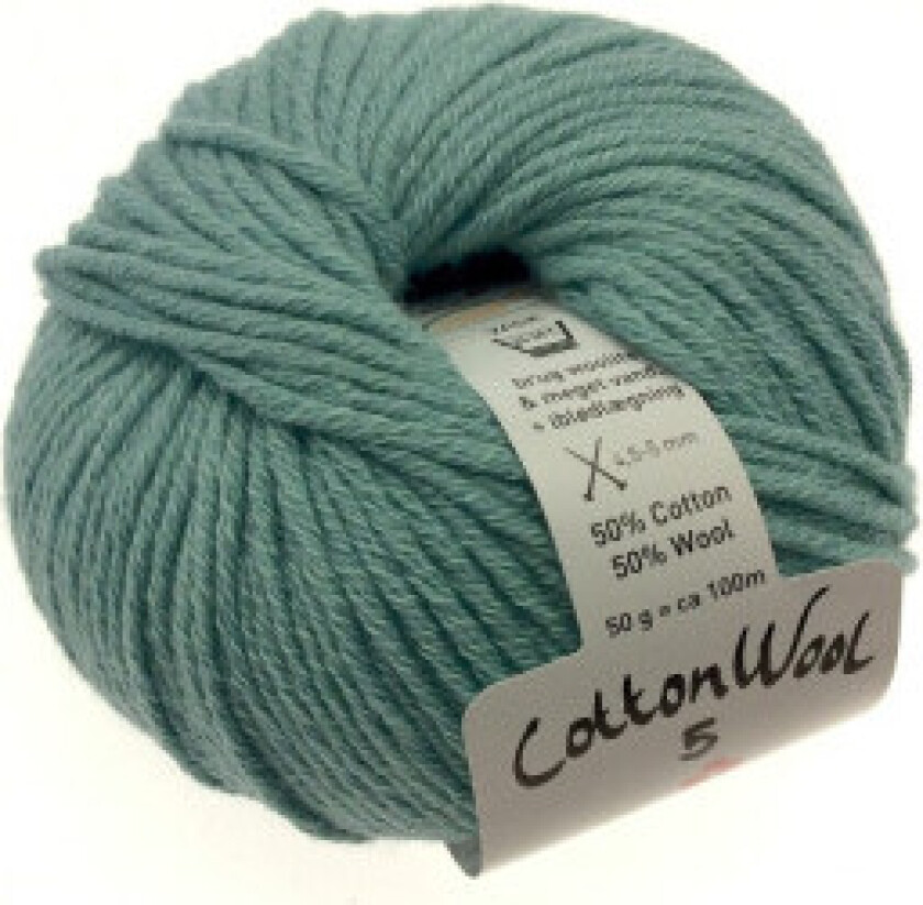 CottonWool 5 Unicolour 726 Petrol Blå