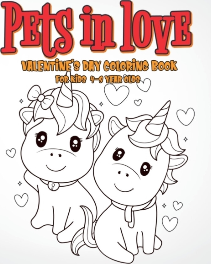 Pets in Love Valentine's Day Coloring Book av Activity Exspander (Paperback)