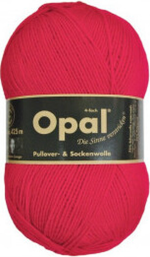 Uni 4-trådet garn Unicolour 5180 Rød