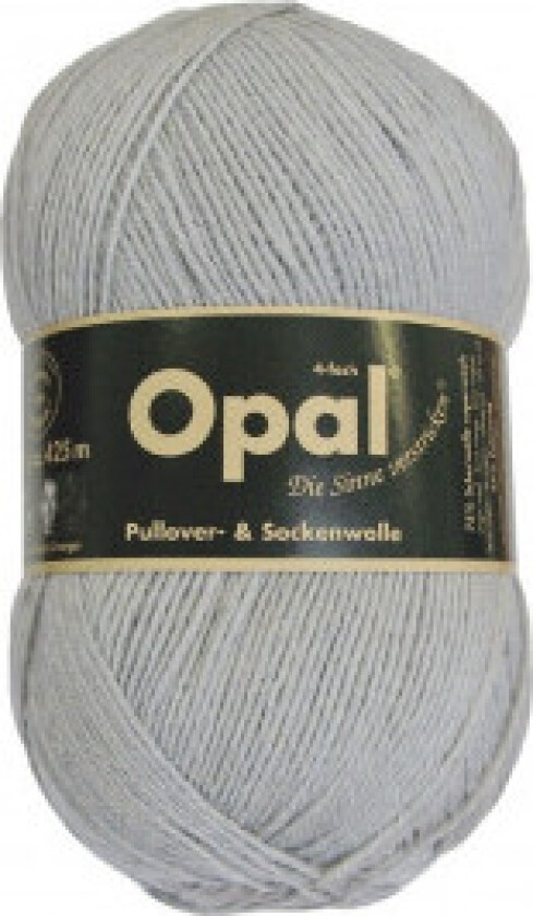 Uni 4-trådet Garn Unicolor 5193 Mellomgrå