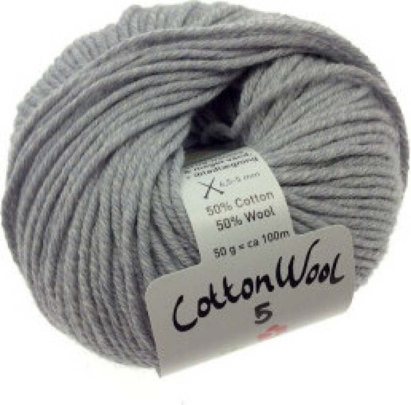 CottonWool 5 Unicolor 506 Lys grå