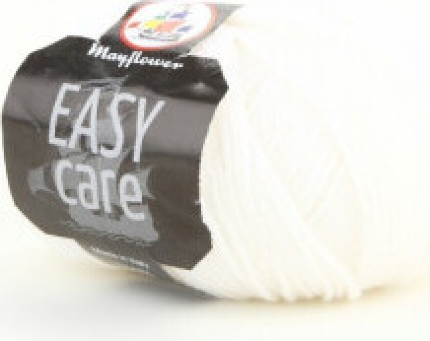 Easy Care Garn Unicolor 01 Hvit