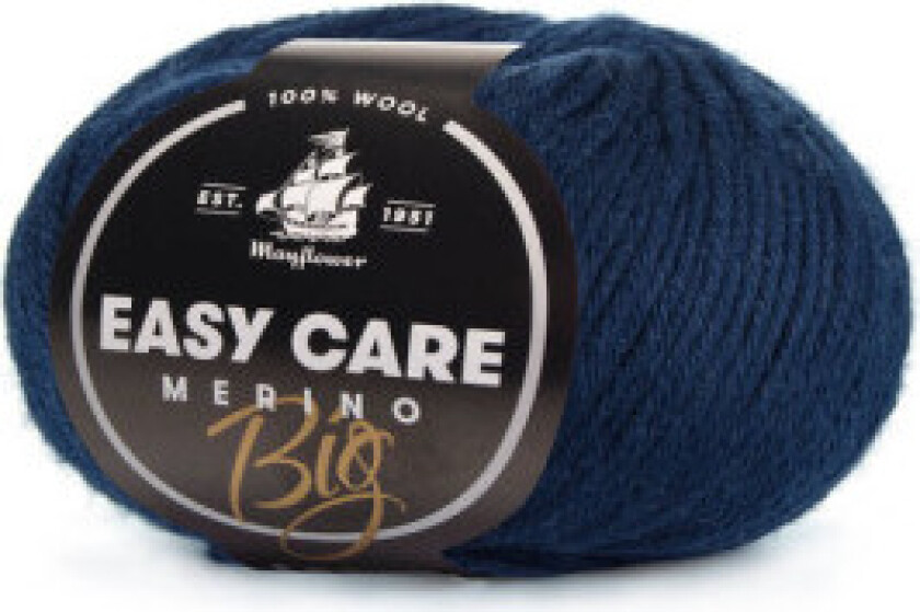 Easy Care Big Garn Unicolor 109 Marineblå