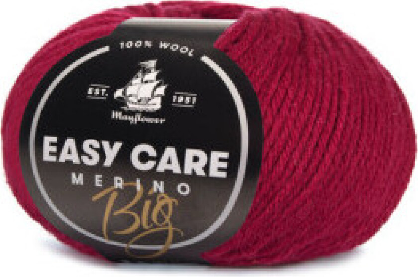 Easy Care Big Garn Unicolor 127 Vinrød