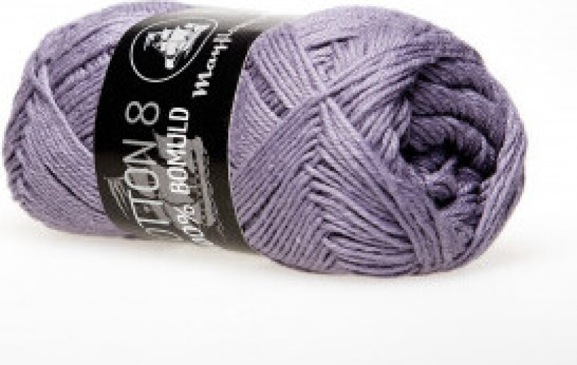 Cotton 8/4 Garn Unicolour 1493 Dusty Purple