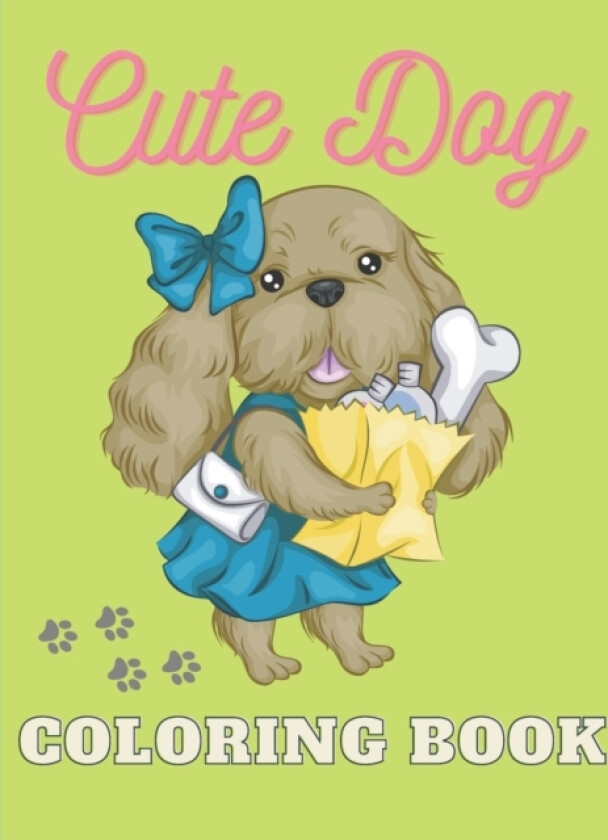 Cute Dogs Coloring Book av Papri Coloring Books (Paperback)