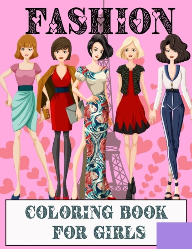 Fashion Coloring Book For Girls av taylor jessica taylor (Paperback)