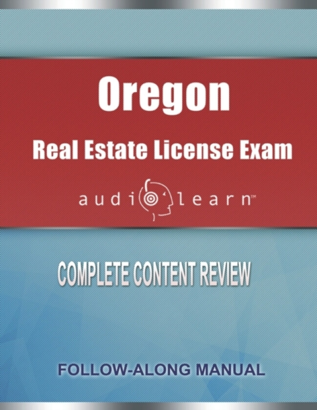 Oregon Real Estate License Exam AudioLearn av Audiolearn Content Team (Paperback)