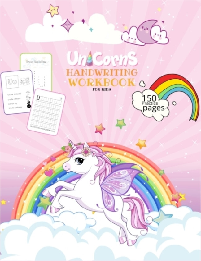 Unicorns Handwriting Workbook for Kids av Journals Library (Paperback)