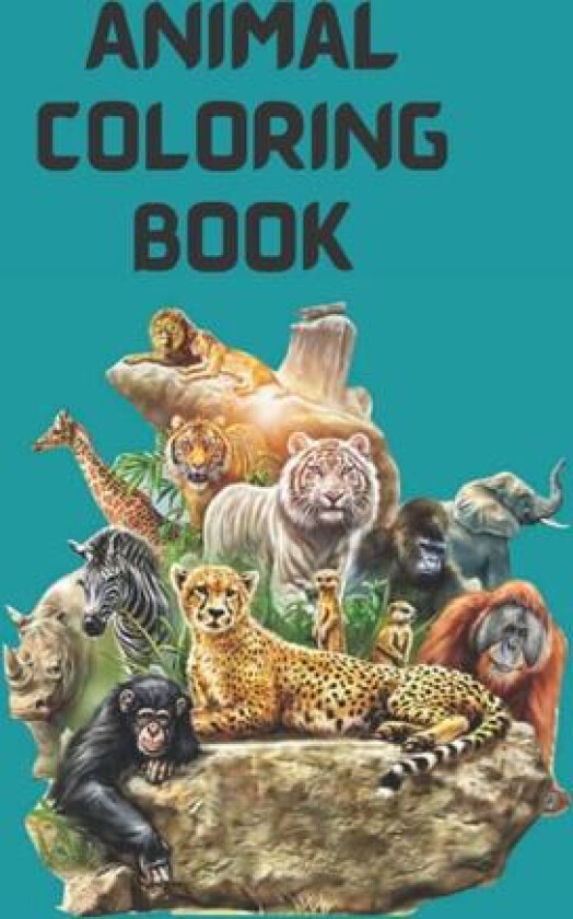 Animal Coloring Book: For Kids Aged 3-8, Animal coloring book for kids av Mizan publication (Paperback)